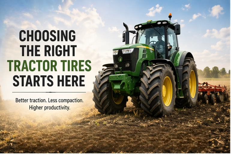 UNIGLORY agricultural tractor tires in field application